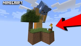 Sky to prevent obstruction to the giant blocks!Are so big that no matter what, twice .. [Minecraft].