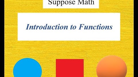 Introduction to Functions, Chapter 01, 2nd Year Math| Suppose Math with Akhtar Abbas