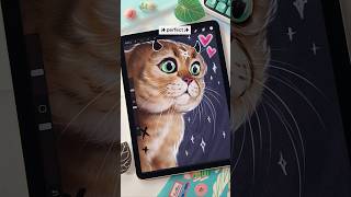 👁️w👁️Brushes are available on my Patreon and DeviantArt! 💜Links in bio!💙 #procreate #art #fur #ipad