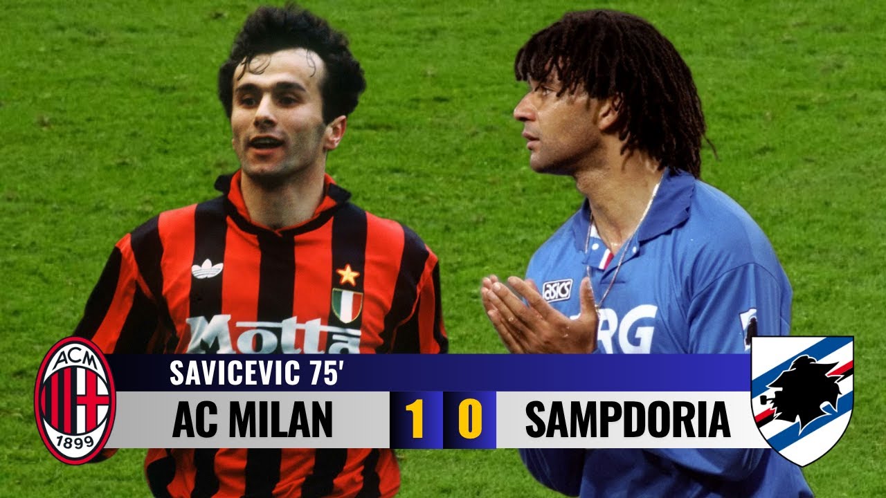 Dejan Savićević Humiliated Gullit's Sampdoria | Serie A 1993/94