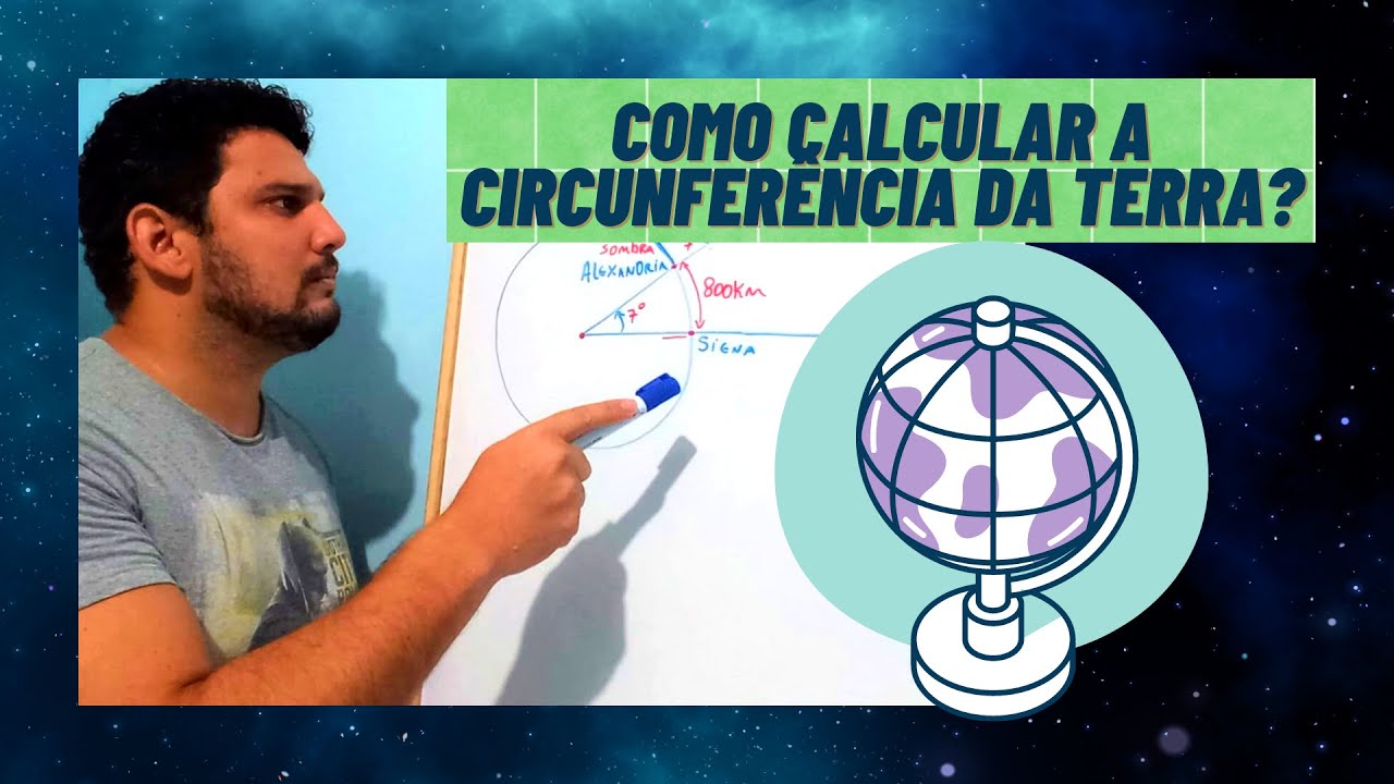 Como calcular a circunferência da TERRA 😉👍 ️ COMPARTILHE!!! - YouTube