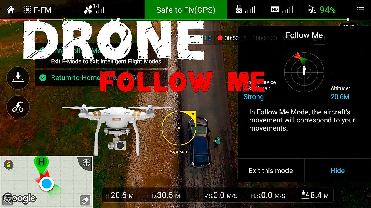 phantom 3 follow me