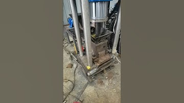 Tungsten block press machine. gypsum powder briquette machine. #hydraulicpressmachine