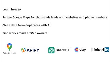 How to scrape Google Maps and find business emails of SMB owners