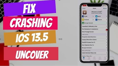 how to Fix Cydia Crashing/Not Working On iOS 13.5 | Unc0ver