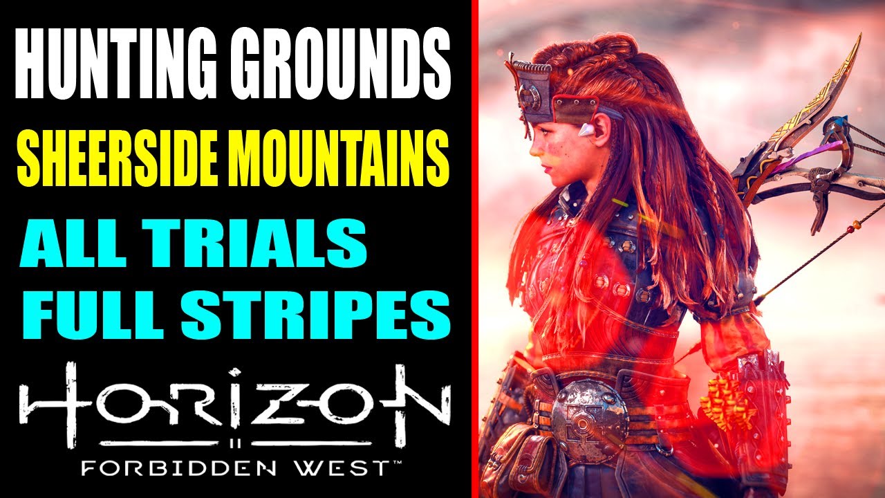 Hunting Grounds - Sheerside Mountains - All Trials Full Stripes | Horizon Forbidden West