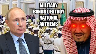 Military Bands Destroy National Anthems Part 1 (China, USA, Russia, UK National Anthems)