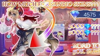 DROP RATE TEST!! HOW MUCH DIAMONDS FOR SANRIO SKINS IN SANRIO CHARACTERS 2026 DRAWE EVENT | MLBB