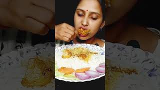 Spicy Chicken Curry With White Rice Eating shorts eatingshow mukbang