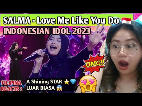 SALMA 🇮🇩 - Love Me Like You Do (Ellie Goulding) | Spektakuler Show 7 | INDONESIAN IDOL 2023 || REACT