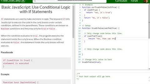 Basic JavaScript Use Conditional Logic with If Statements free code camp   Dani