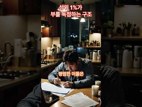 상위 1%가 부를 대물림하는 완벽한 공식 열심히 일해도 가난한 진짜 이유