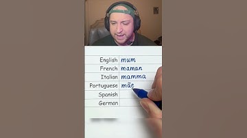 HOW TO SAY MUM IN DIFFERENT LANGUAGES #shorts