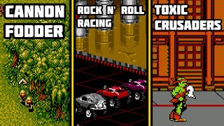 Cannon Fodder, Rock n' Roll Racing, Toxic Crusaders - Ретро Стрим Sega Dendy nes PS1 Ностальгия