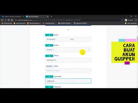 CARA SISWA LOGIN DI QUIPPER