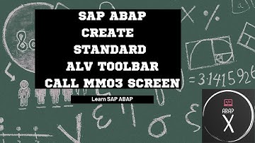 14.#AbapX - How to Copy Create Standard Menu Toolbar Buttons in ALV Report #sap #sapabap