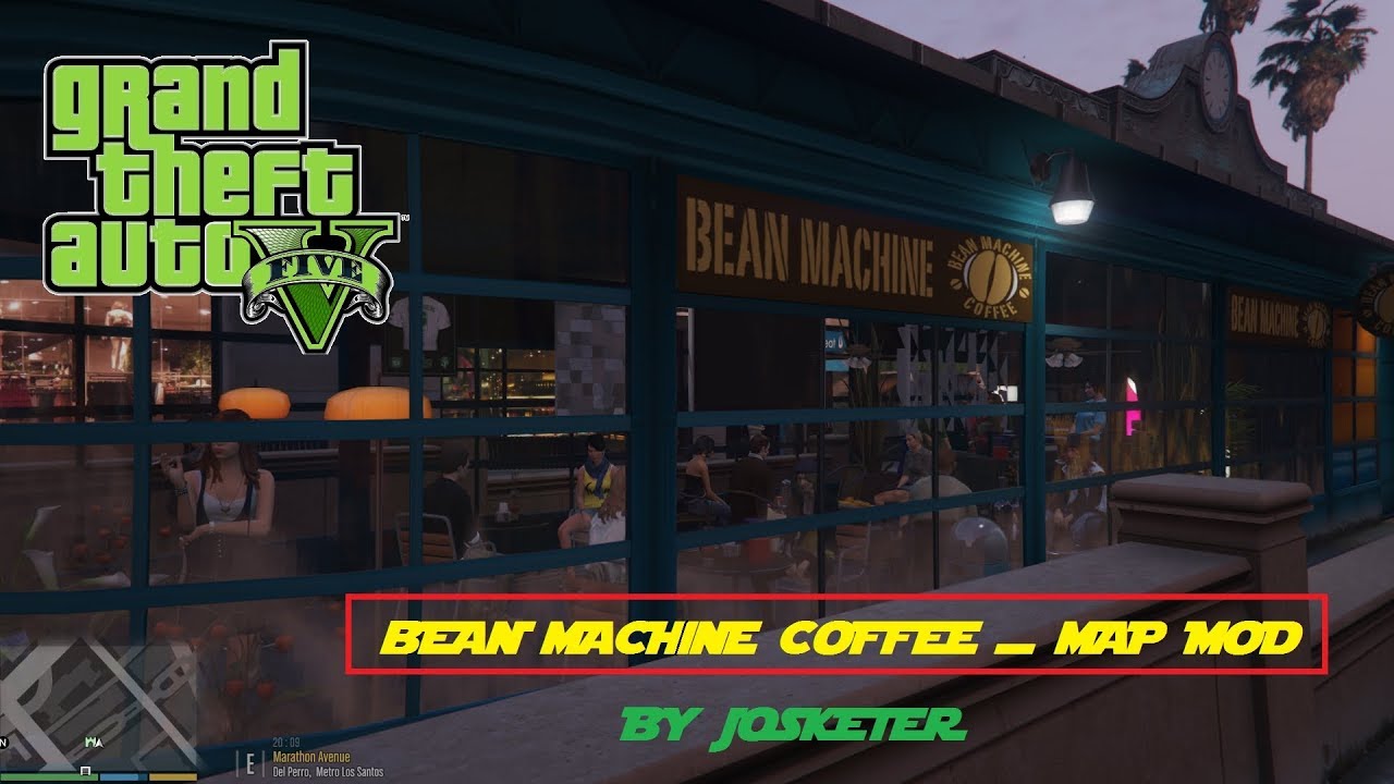 Gta V Bean Machine Coffee Map Mod Youtube