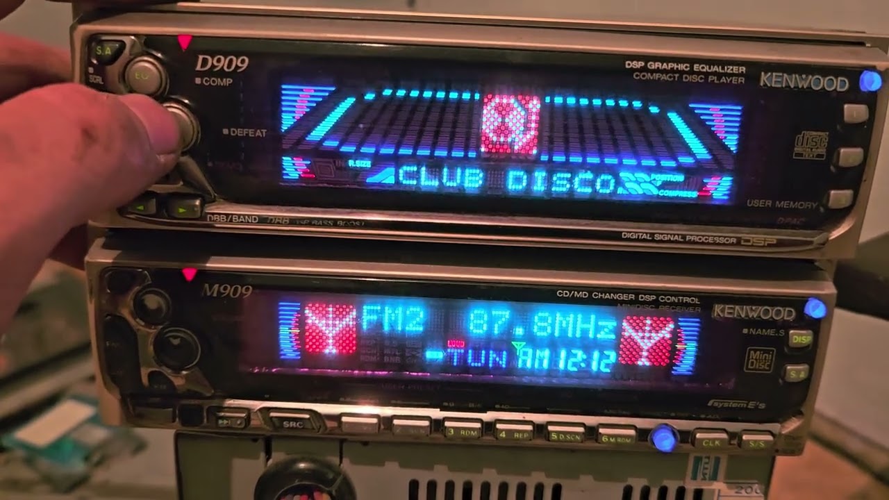 KENWOOD D909 M909 CDプレーヤー グラフィック イコライザー KENWOOD D909 M909 CDプレーヤー グラフィック イコライザー