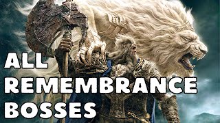 Elden Ring - All Remembrance Bosses | Each Different Weapons & Spells | NG+7