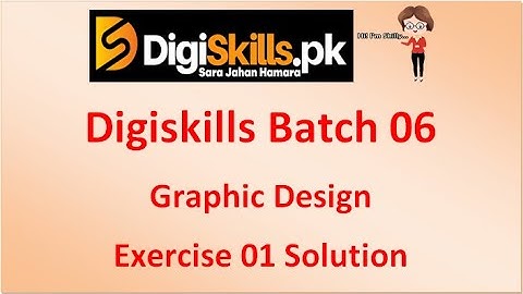 GRD101 Exercise 01 Solution 2020 ll GRD101 Ex 01 Solution ll VU learning ll Graphic Design batch 06