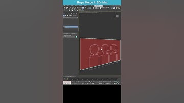 Creating Custom Archways with Shape Merge & Smart Extrude in 3ds Max #shorts #3dsmax #shapemerge
