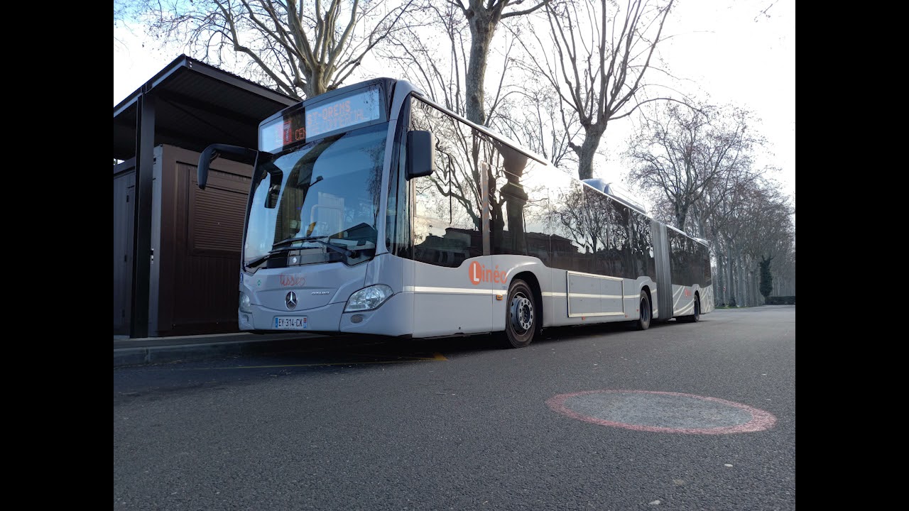 [Accélération Sound] Mercedes-Benz Citaro G NGT €6 - Linéo L7, Tisséo Toulouse