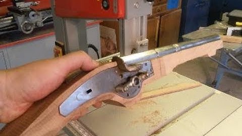 Wheellock pistol build 1650 pt 31 more inletting and shaping of the gunstock