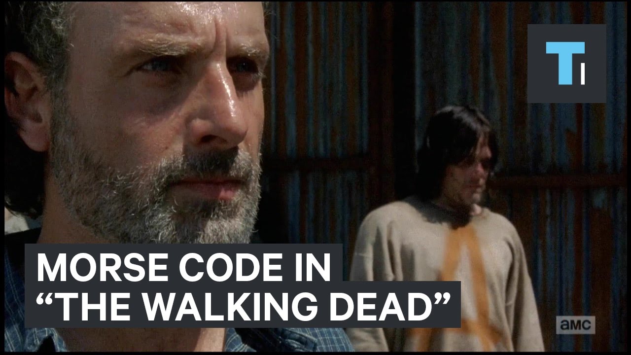 Daryl And Rick Use Morse Code In 'The Walking Dead' - YouTube