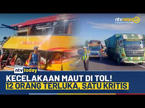 Kecelakaan di Tol Gempol&ndash;Pasuruan, 12 Penumpang Luka dan Satu Korban Kritis | NTV TODAY