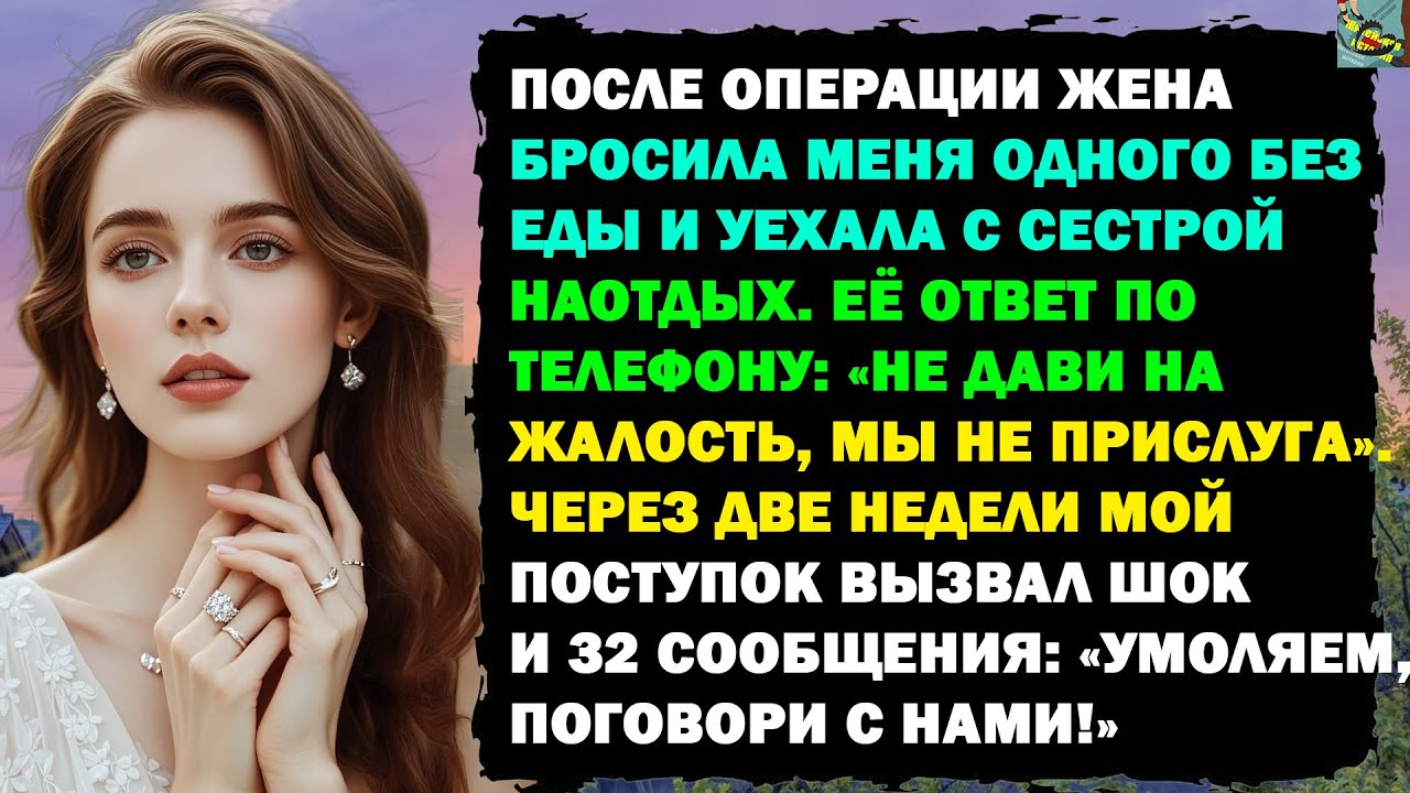 Жена обещала помочь мне после операции, а сама уехала кататься на лыжах.