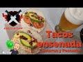 Tacos tipo ensenada de Camaron y pescado