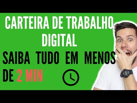 ?TUDO sobre Carteira de trabalho digital em menos de 2 min!!!!