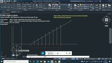 How to draw Helix Curve if Helix angle is Given instead of Pitch