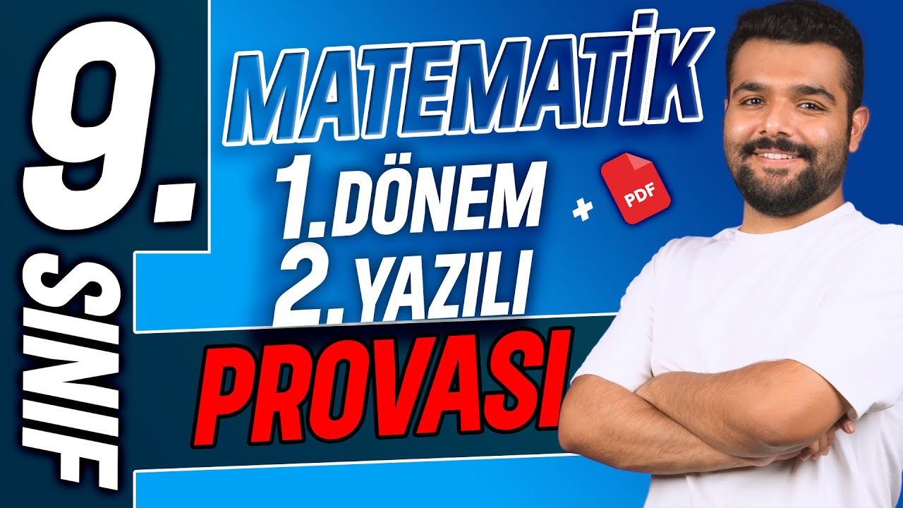 9.sınıf matematik 1.dönem 2.yazılı örneği | MEB SENARYO ÖRNEĞİ | 2024 - 2025 📂PDF