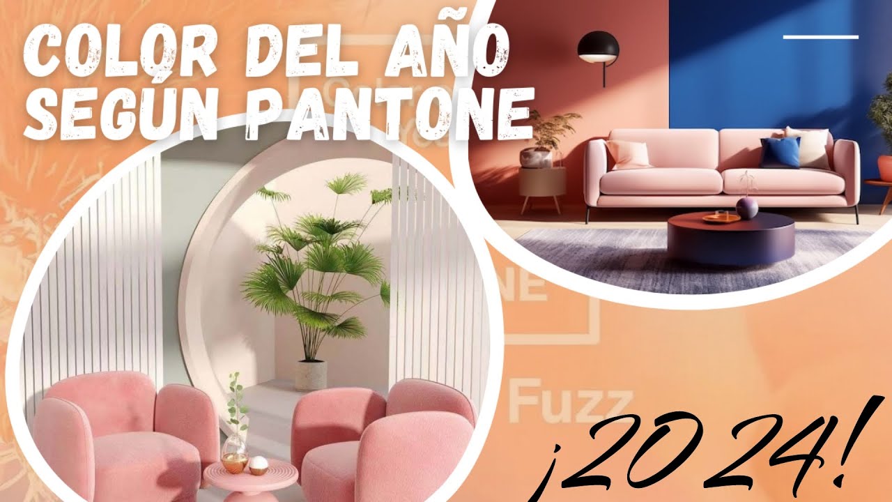 ¡COLOR DEL AÑO 2024!🍑 ¡PEACH FUZZ! SEGUN  PANTONE  Tendencias/Todo sobre el color ¡PEACH FUZZ!