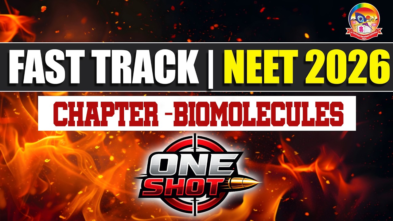 Biomolecules One Shot | NEET 2026 Biology | NCERT Line-by-Line Full ...