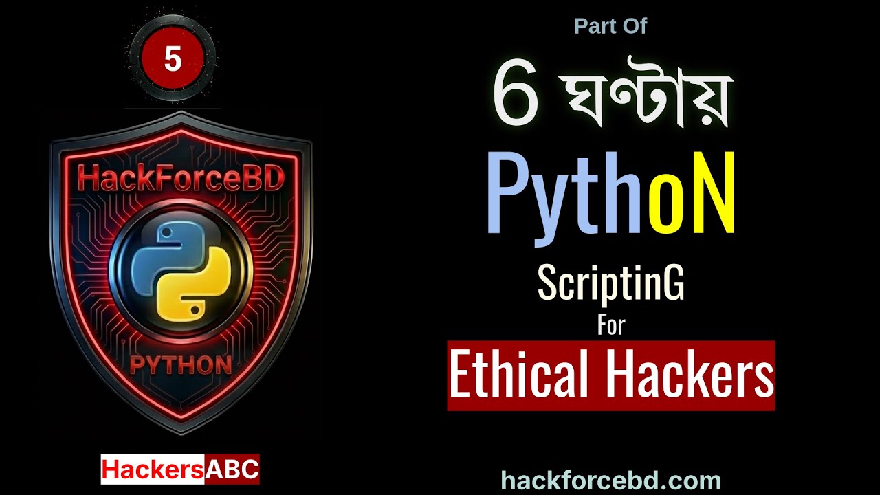 Python scripting for Hackers | Ethical Hacking Course in Bangla - YouTube