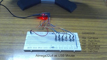 Atmega 32u4 Based Generic USB Mouse