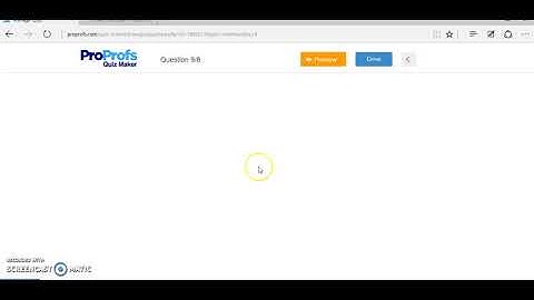 ProProfs: Tutorial 02, Part 03