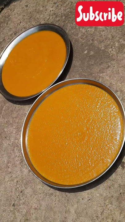 Paka Aamer Aamsotto || Ripe Mango Bar 🥭 Aam Papad Recipe #shorts #aamsotto #bengalicookingchannel