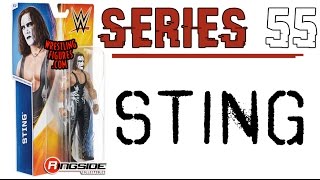 WWE FIGURE INSIDER: Sting  - WWE Series 55 Toy Wrestling Figure from Mattel