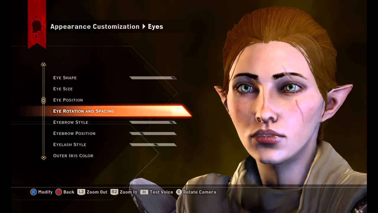 dragon age inquisition female elf sliders no mods