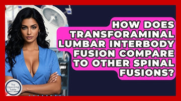 How Does Transforaminal Lumbar Interbody Fusion Compare To Other Spinal Fusions?