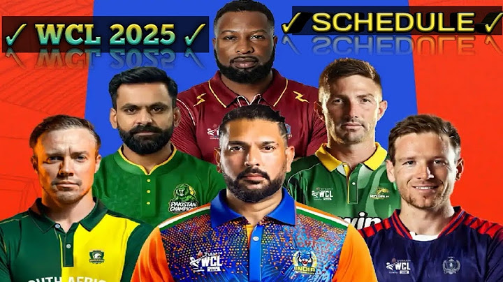 World Championship of Legends 2025 | All Teams Squad | Schedule | Venue | WCL 2025 all teams squad |