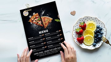 Hướng dẫn thiết kế Menu Pizza bằng Photoshop | Hải Thanh Design