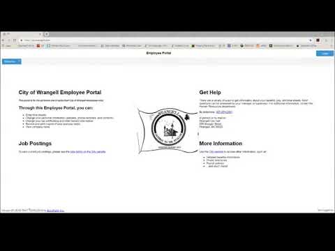 Employee Portal Overview and Login Video