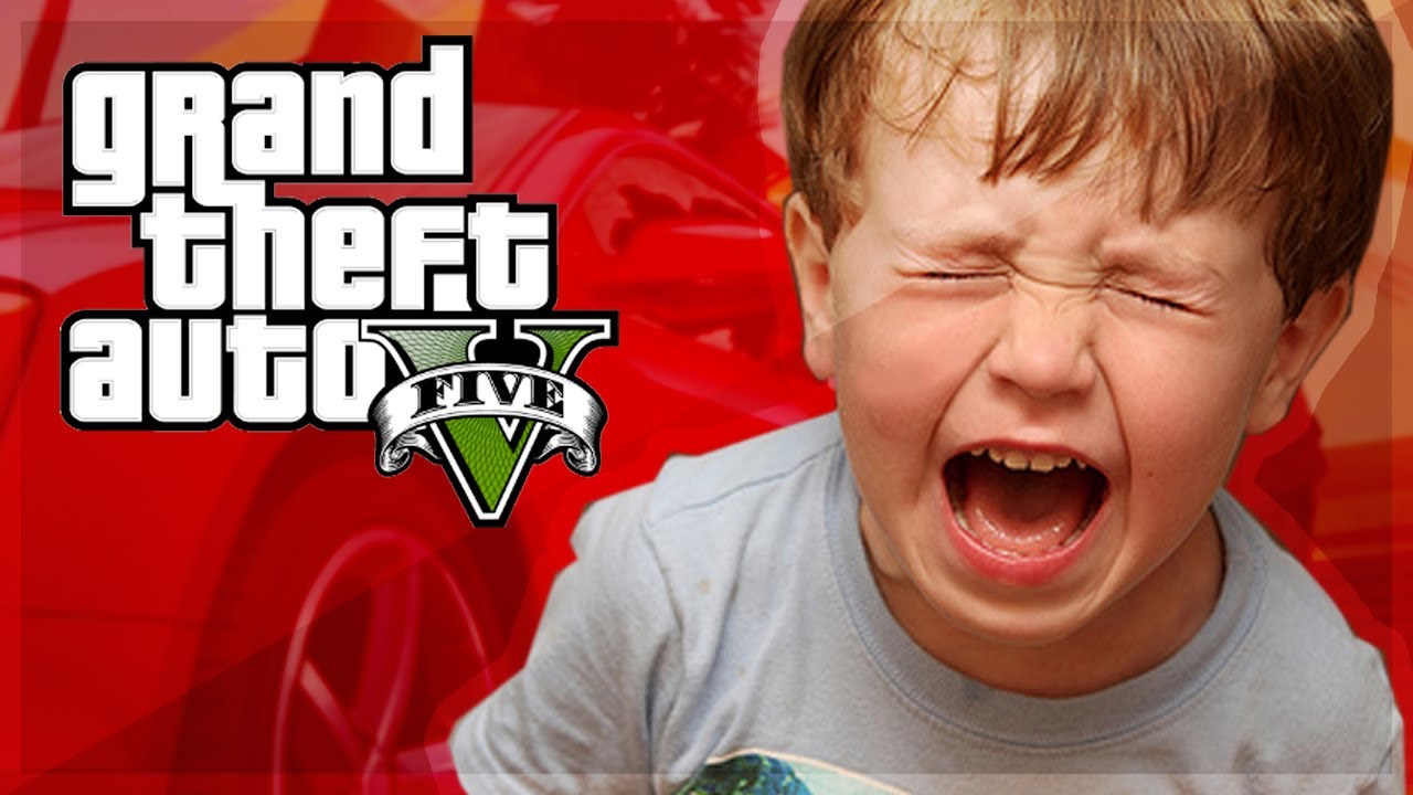 Little Kid Gets Mad on GTA 5!