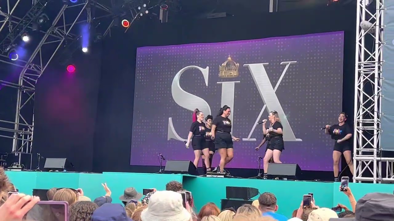 West end live 2023. Saturday 17th June. Six. Megasix