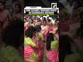DMK leaders and workers celebrate MP Kanimozhi’s birthday with dance in Chennai