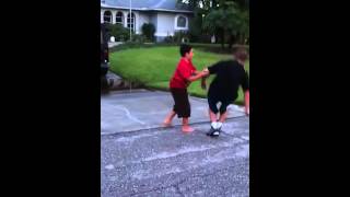 Play fight becomes fuckin serious